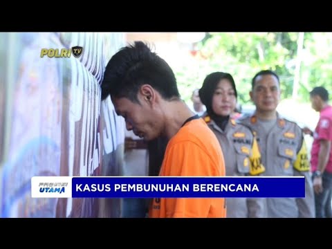 POLRES SUKABUMI RILIS KASUS PEMBUNUHAN BERENCANA