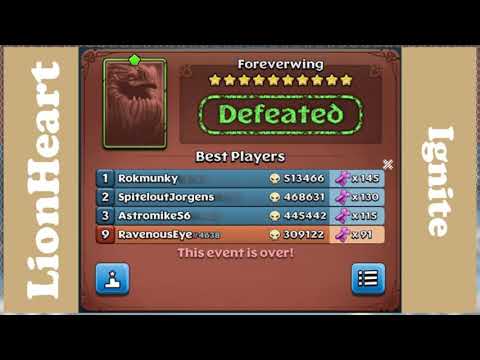 Titan Uprising - LionHeart - 8 Clans beating 10* Alphas