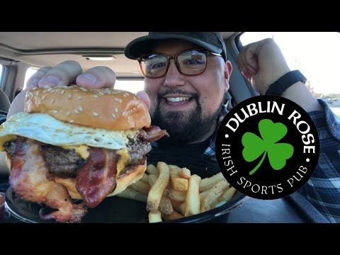 The HOG & HEN Burger 🥓 🍳 Dublin Rose in Seekonk, MA ☘️