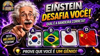 QUIZ CÉREBRO DESAFIA VOCÊ! 🌍 Só os Gênios Acertam Esse Quiz de Bandeiras!