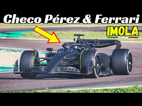 Sergio "Checo" Pérez & All-Black Ferrari SF-23 - Cadillac F1 Team Debut at Imola, November 13, 2025