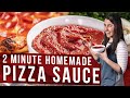 2 Minute Homemade Pizza Sauce