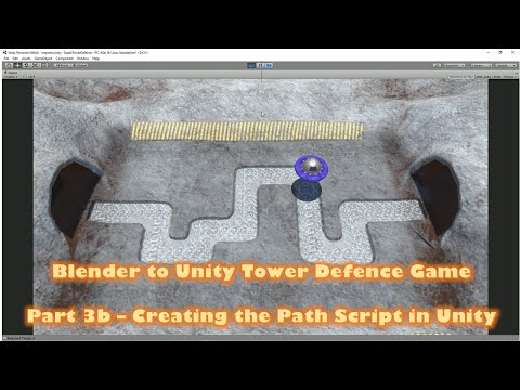 Blender to Unity Tower Defense Game – 3-02 - Creating the Path Script in Unity