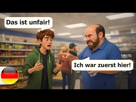 10 Easy German Dialogues for Conflicts (A1-A2) How to Argue in German