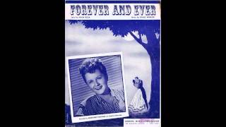 Margaret Whiting   Forever and Ever 1950 UK