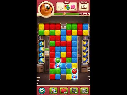 Toon Blast Level 6558 - NO BOOSTERS 🐻🐺🐱 | SKILLGAMING ✔️