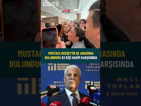 Mustafa Bozbey'in de arasında bulunduğu 63 kişi hakim karşısında.  #mustafabozbey #bursa