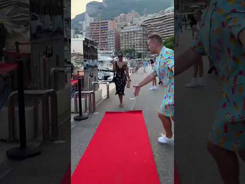 Red carpet in Monaco😍🇲🇨 #redcapretboy