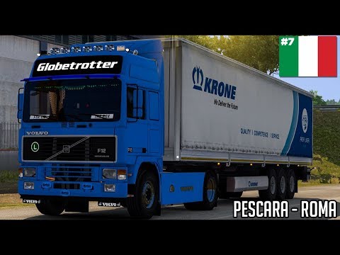 ETS2 Italia DLC | Volvo F12 Pescara - Roma | Euro Truck Simulator 2