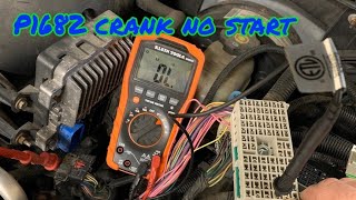 P1682 Crank no start on 2009 Chevy Trailblazer