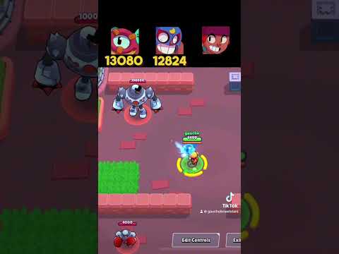 Max damage battle🔥 Otis vs El Primo vs Amber #brawlstars