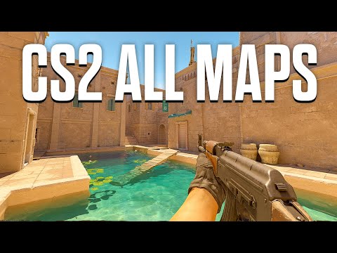 Counter Strike 2 - ALL 10 MAPS Showcase in 4K Ultra Graphics