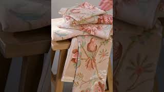 Pip Studio bavlněný froté ručník na ruce Secret Garden khaki 30x50 cm