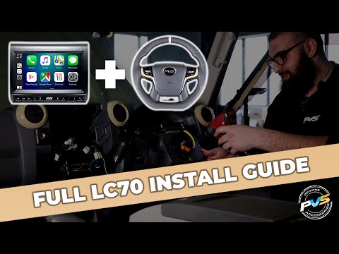 Headunit with Android/CarPlay & Steering Wheel Install Guide | 79 Series Toyota LandCruiser | PVS