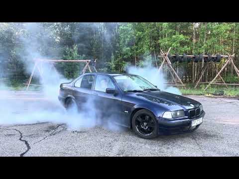 E36 sedan m52b20 burnout