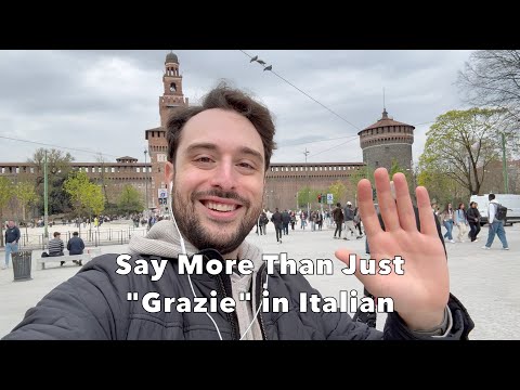 Don't Just Say "Grazie" - Do This Instead to Sound More Italian! (Italian Audio)