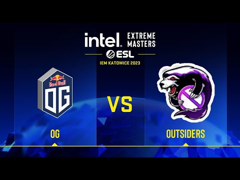 OG vs Outsiders | Map 2 Overpass | IEM Katowice 2023