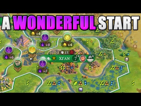 A VERY Wonderful Start as China in Civ 6