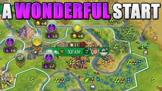 Download lagu A VERY Wonderful Start as China in Civ 6 mp3