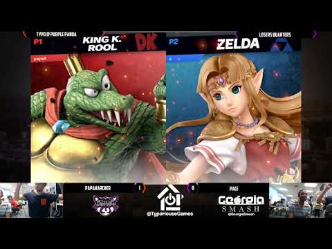 Panda Smash Monday 5/27/19 - PapaKarcher(K. Rool) VS Pace(Zelda)- Losers Quarters