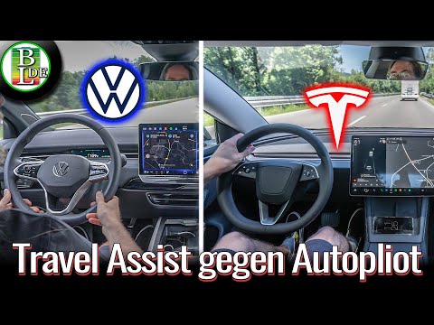 VW Travel Assist gegen Tesla Autopilot