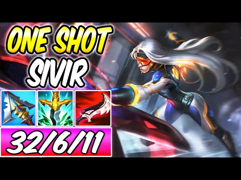 S+ *ONE-SHOT* SIVIR ADC FULL LETHALITY INSANE CARRY | Best Build & Runes | Neo Pax Gameplay | S12