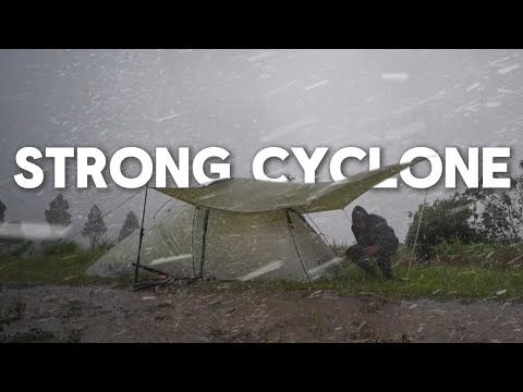 CRAZIEST STORM I Ever Faced‼️Heavy Rain Camping in Bad Weather