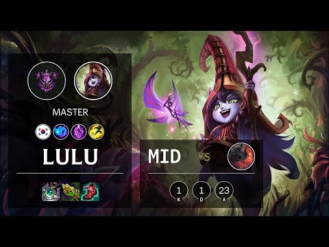 Lulu Mid vs Aatrox - KR Master Patch 11.22