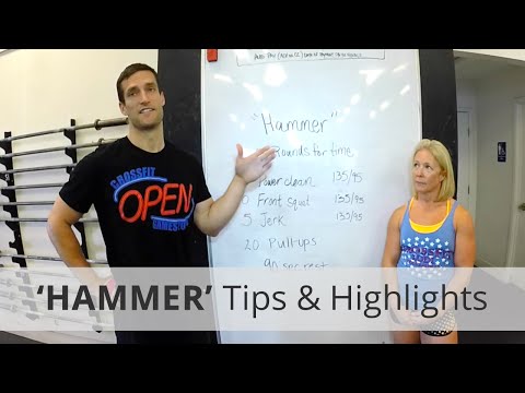 “HAMMER” CrossFit Hero WOD Demo - 13:54 Rx