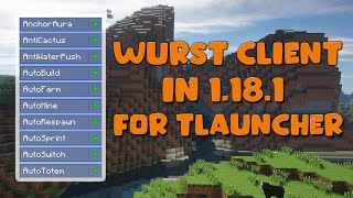 How to Install Wurst client on tlauncher