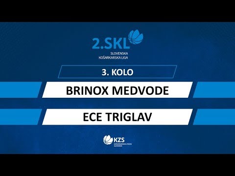 Brinox Medvode : Triglav - 3. kolo - 2. SKL za moške - Sezona 2019/20