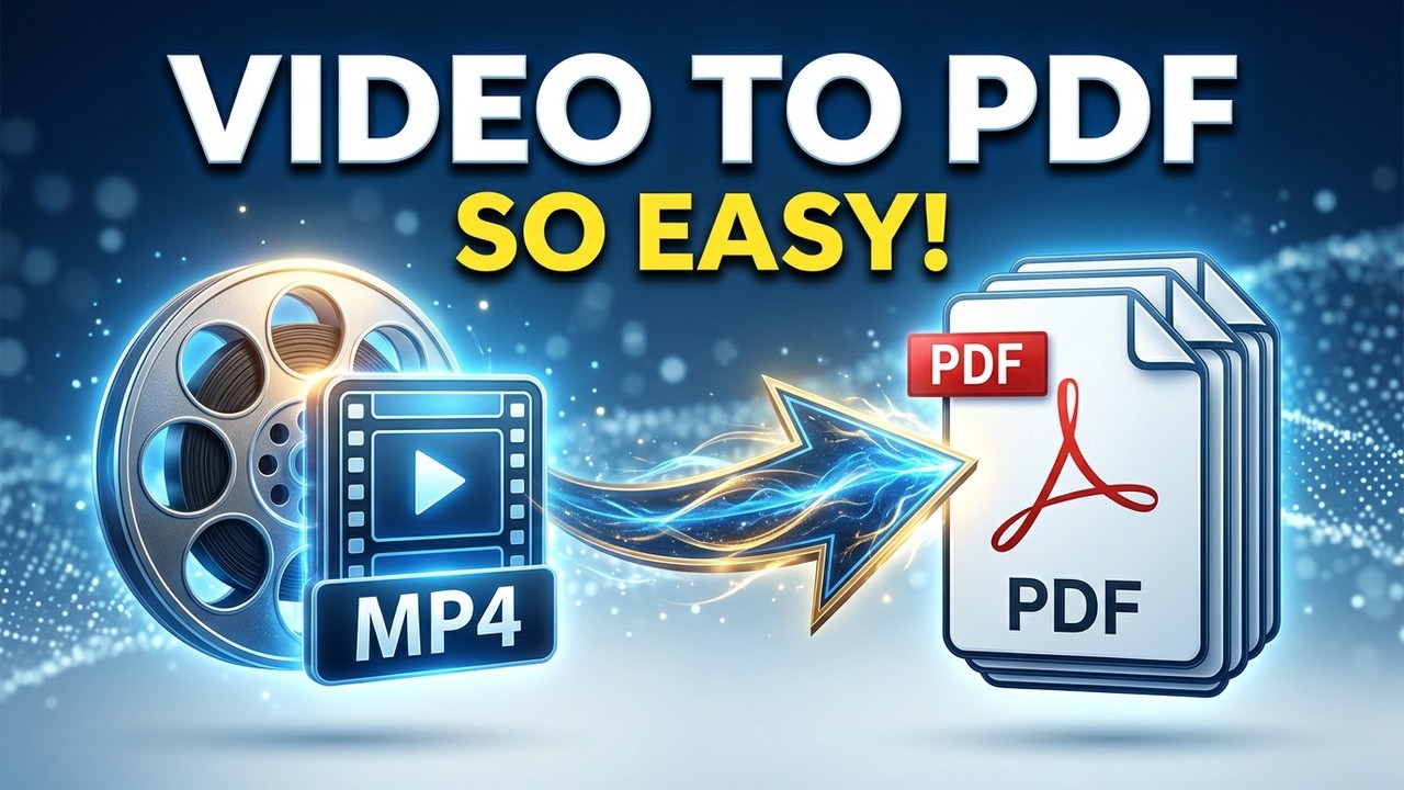 How To Convert A Video Into PDF File (Quick and Easy)