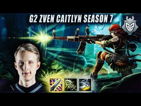 G2 Zven | Caitlyn vs Draven | EUW Challenger 425 LP | Patch 7.20 #Worlds2017