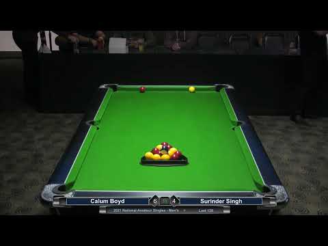 2021 Men's National Amateur Singles Last 128 - Calum Boyd v Surinder Singh