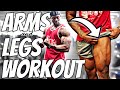 ARMS and LEGS WORKOUT - These exercises will build a BIGGER LOWERBODY and BIGGER BICEPS and TRICEPS!
