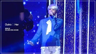 180110 골든디스크 Outro : her (아웃트로 헐) 슈가 직캠