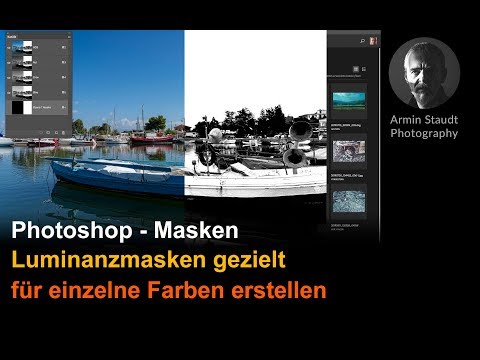 Photoshop - Masken: Luminanzmasken gezielt für Farben erstellen