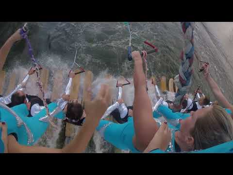 Wonder Lake Water Ski Show Team - Opening Pyramid July 22, 2018