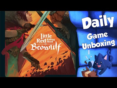 Unmatched: Red Riding Hood vs  Beowulf - Daily Game Unboxing