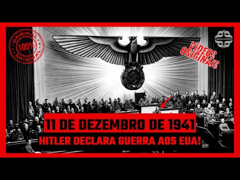 Hitler Declara Guerra aos EUA: O Discurso do Führer ao Reichstag em 1941 | Segunda Guerra Mundial