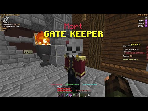 How to get to the first dungeon in Hypixel SkyBlock