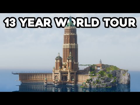 13 Year Old Minecraft Survival World Tour