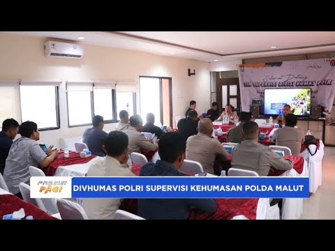 DIVHUMAS POLRI SUPERVISI FUNGSI TEKNIS KEHUMASAN POLDA MALUT