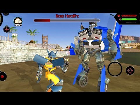 Robot Shark - (Furious Car vs Boss Robot Car Fight) Autobot Car Robot War - Android Gameplay HD