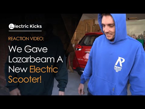We gave @Lazarbeam a new Pure Electric scooter... Check out his reaction!