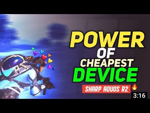 Power of Cheapest device Aquos R2⚡