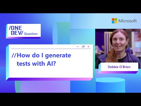 How do I generate tests with AI?