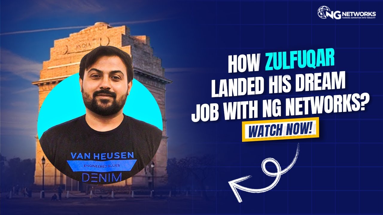 How Zulfuqar Landed His Dream Job with NG Networks? #itcareers #jobplacement