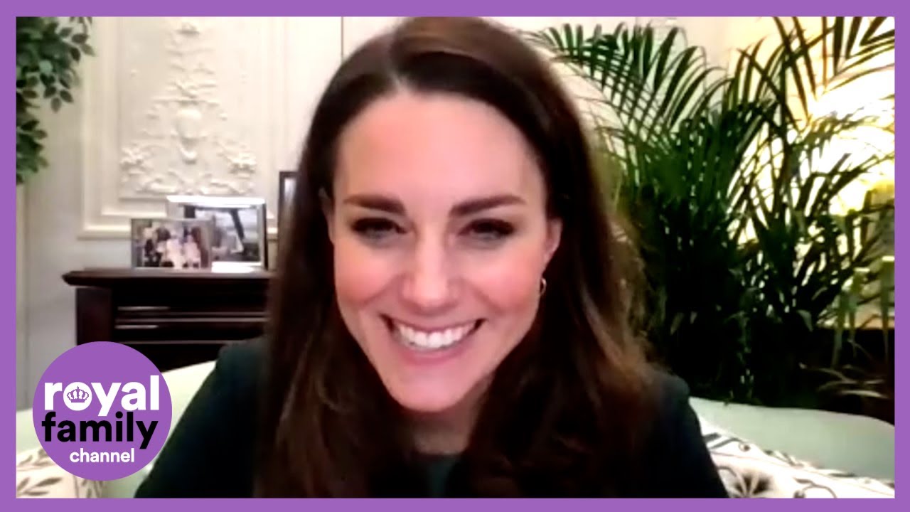 Kate Middleton Shares Lockdown Parenting Tips in Zoom Call with Headteacher - YouTube