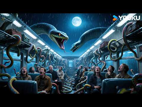 😱🐍🚂The train was covered in countless small snakes! | King of Snake |YOUKU MONSTER MOVIE